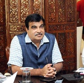 Nitin Gadkari inaurates西方外围高速公路的Manesar-Palwal部分