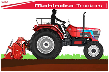Mahindra拖拉机销售10月份缩放61％;卖43,826个单位