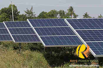Rays Power Infra佣金400千瓦太阳屋顶厂在海德拉巴校园