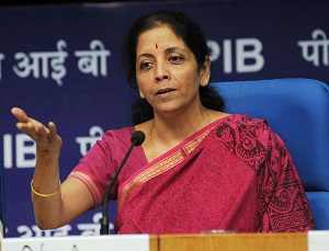 Govt Mulling Pharma区减少API进口：Nirmala Sitharaman.