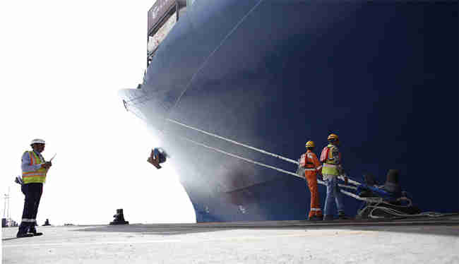 印度的12个主要港口证人的货运增加7.14％