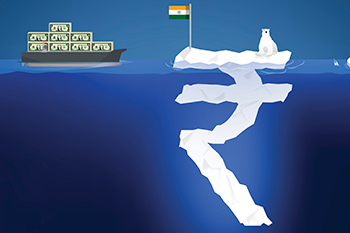 印度卢比滑行在RBI政策之前