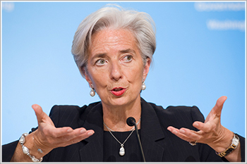 Christine Lagarde被任命为国际货币基金组织首席第二学期