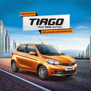 Tata Motors宣布令人兴奋，动态掀背车的名称 -  Tiago