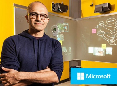Microsoft CEO Satya Nadella于5月30日访问印度
