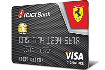 ICICI Bank推出法拉利范围的信用卡