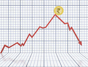 卢比以67.17 / $结束，上升16杆