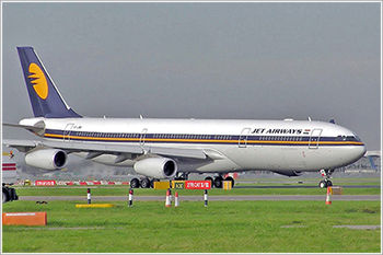 Jet Airways Flight 9W 354报告技术故障;没有伤病报道