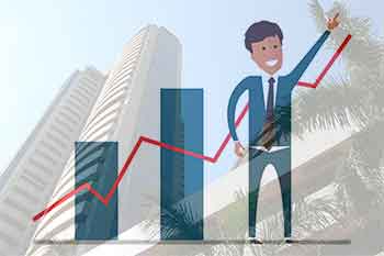 现场股票市场更新 -  Sensex飙升超过400分