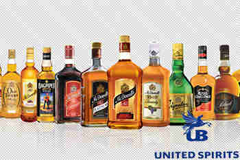白酒股减少; United Spirits Slips 1.6％