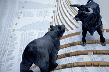 现场股票市场更新 - 凝汽中的效果;保险股和铝库存收益