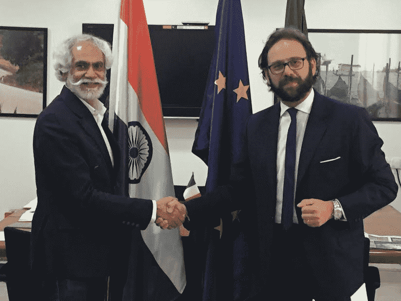 FDCI加入了意大利贸易委员会的手，为印度带来独家意大利品牌
