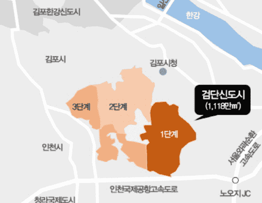 韩国仁川黔丹市第1阶段开始销售 首尔的靠近性好