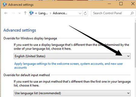 教大家Windows系统高级选项选单变成英文