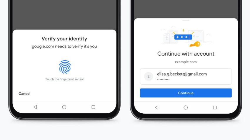 Google向Chrome添加了生物特征安全检查和触摸填充