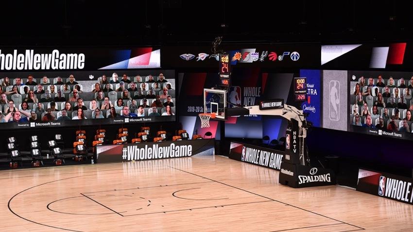 NBA利用微软将球迷虚拟地带进了篮球场