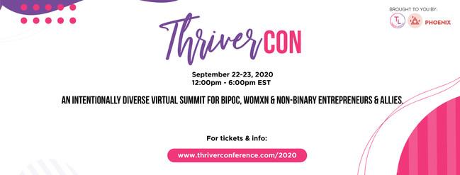 ThriverCon是针对妇女和非二进制企业家的第一个有意多样化虚拟峰会