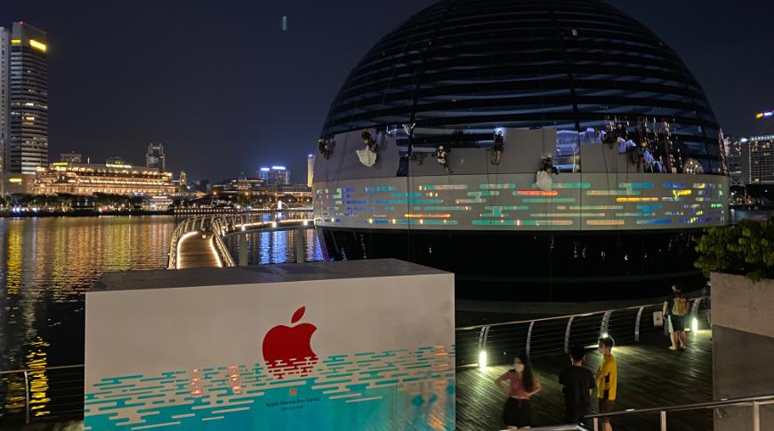 新加坡的Apple Marina Bay Sands即将开张 即将开业