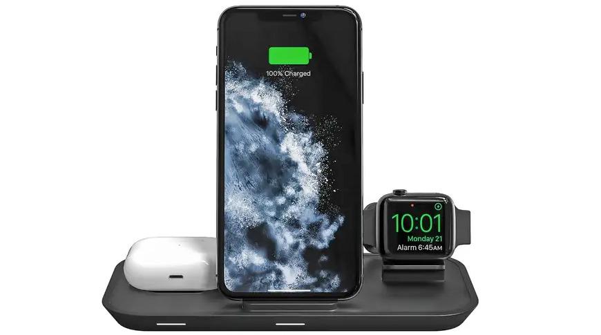 Mophie宣布推出适用于iPhone Apple Watch和AirPods的新型三合一无线充电器