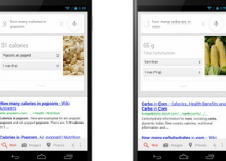 Google将营养信息卡添加到Google即时