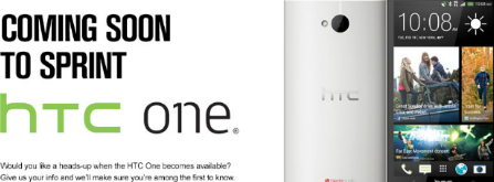 Sprint于4月19日首次亮相价格为199美元的HTCOne