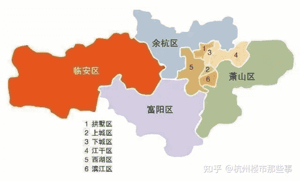 房产资讯：新杭州区划图来了  增设临平区和钱塘区