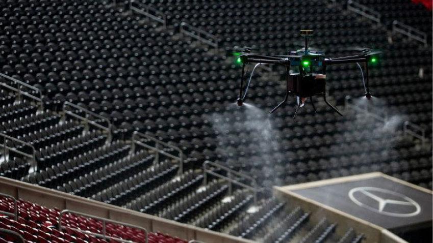亚特兰大的梅赛德斯-奔驰体育场将部署消毒无人机
