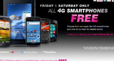 T-Mobile父亲节促销活动免费提供4GAndroid设备