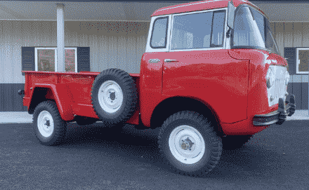 一位拥有者Willys Jeep FC-170敞篷卡车显示52000原始里程
