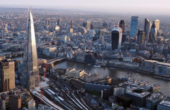 伦敦市中心的网络办公室使用率上升