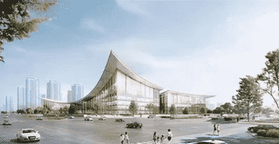 长安书院项目将成为西安奥体中心门户形象展示区的重要组成部分