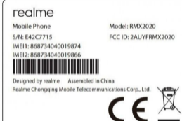 realme即将发布的realme C3手机通过了FCC认证