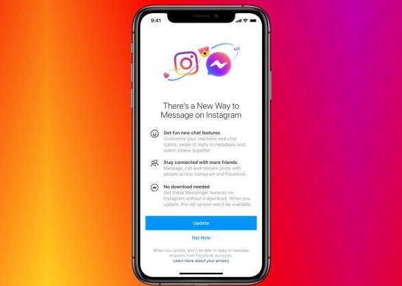 科技推荐：Facebook为Messenger和Instagram引入了跨平台消息传递