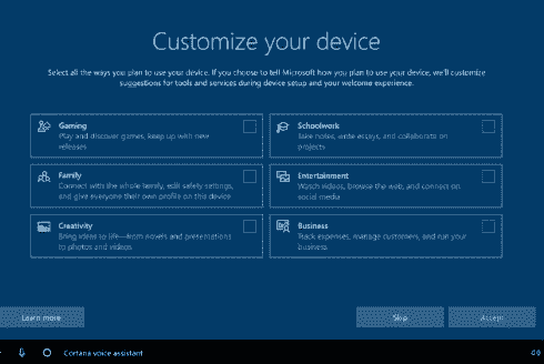 科技推荐：微软计划帮助用户根据使用情况自定义Windows10体验