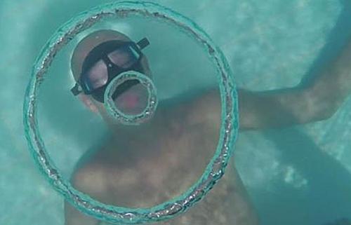 科技推荐：泡泡环最常出现在由水肺潜水员创建的在线视频中
