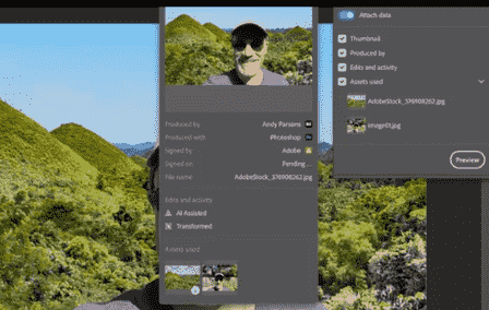 科技推荐：Adobe将其内容真实性工具添加到最新的Photoshopbeta中
