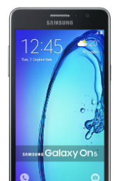 三星 Galaxy On5 智能手机配备 5 英寸 TFT 显示屏