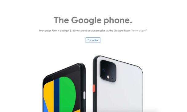 科技推荐：从Google预订Pixel4可获得$150的店内信用额度
