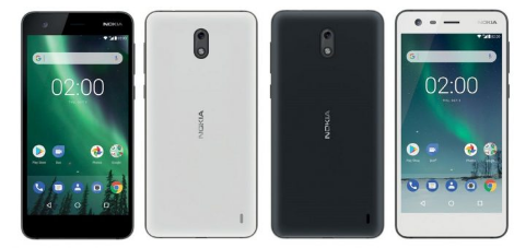 低端Nokia 2 对着相机微笑