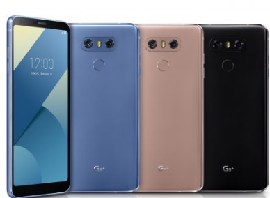 LG G6 配备 128GB 存储空间优质音频和新颜色